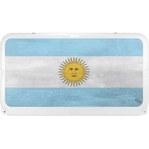 Argentina Flag Distressed YETI Tundra 75 Hard Cooler Skin